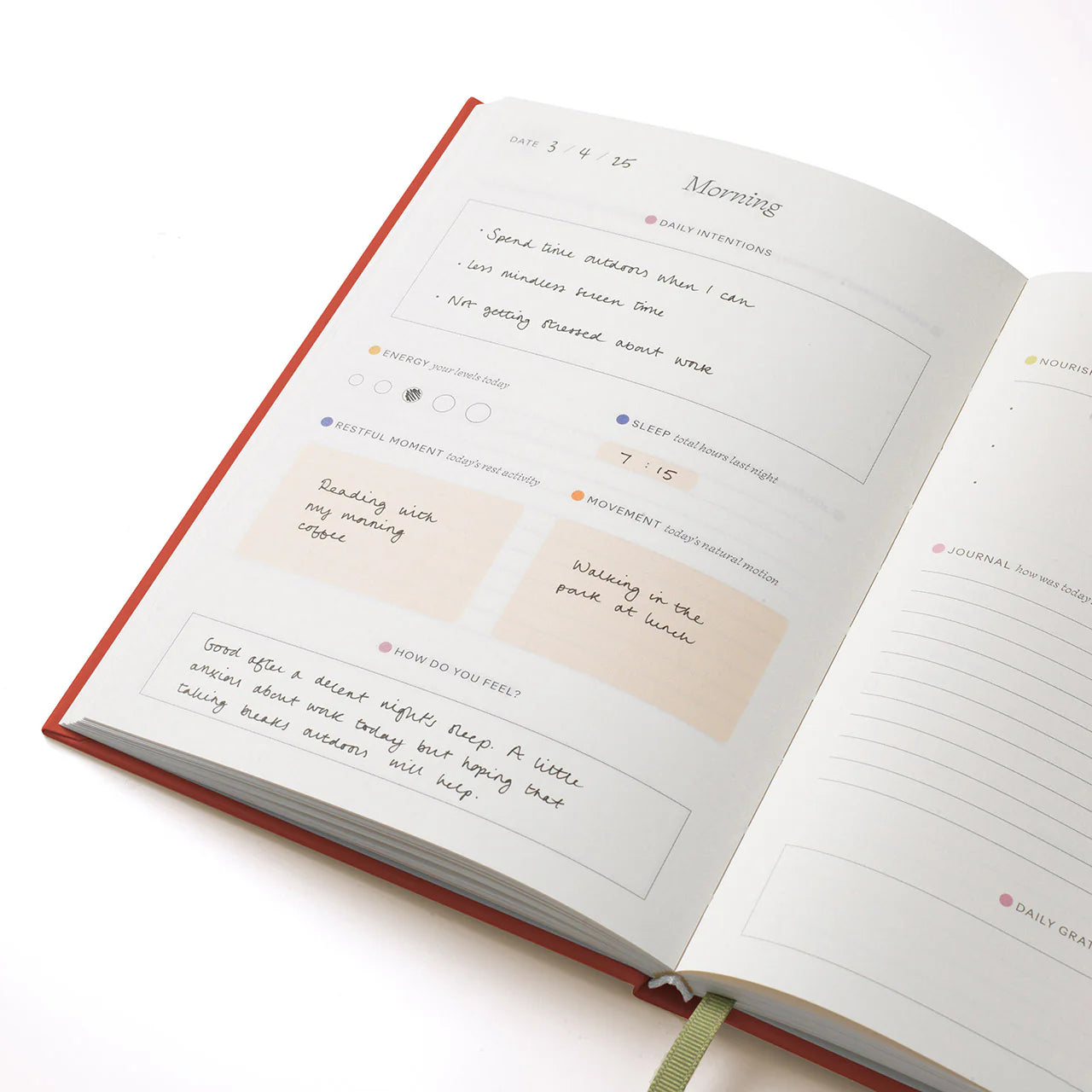 Wellness Journal Floral A5