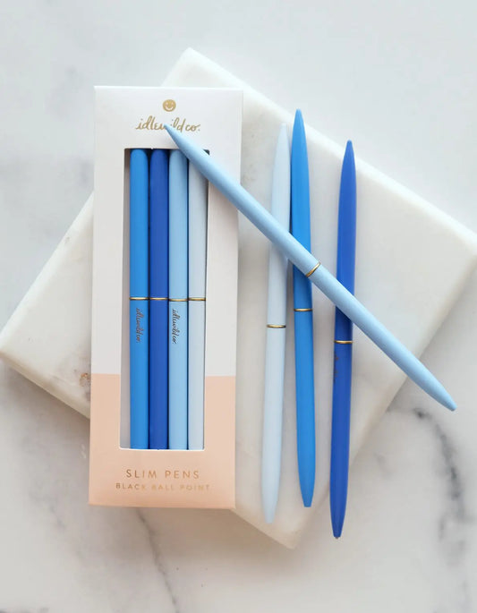 Slim Pen Set | Baby Blues