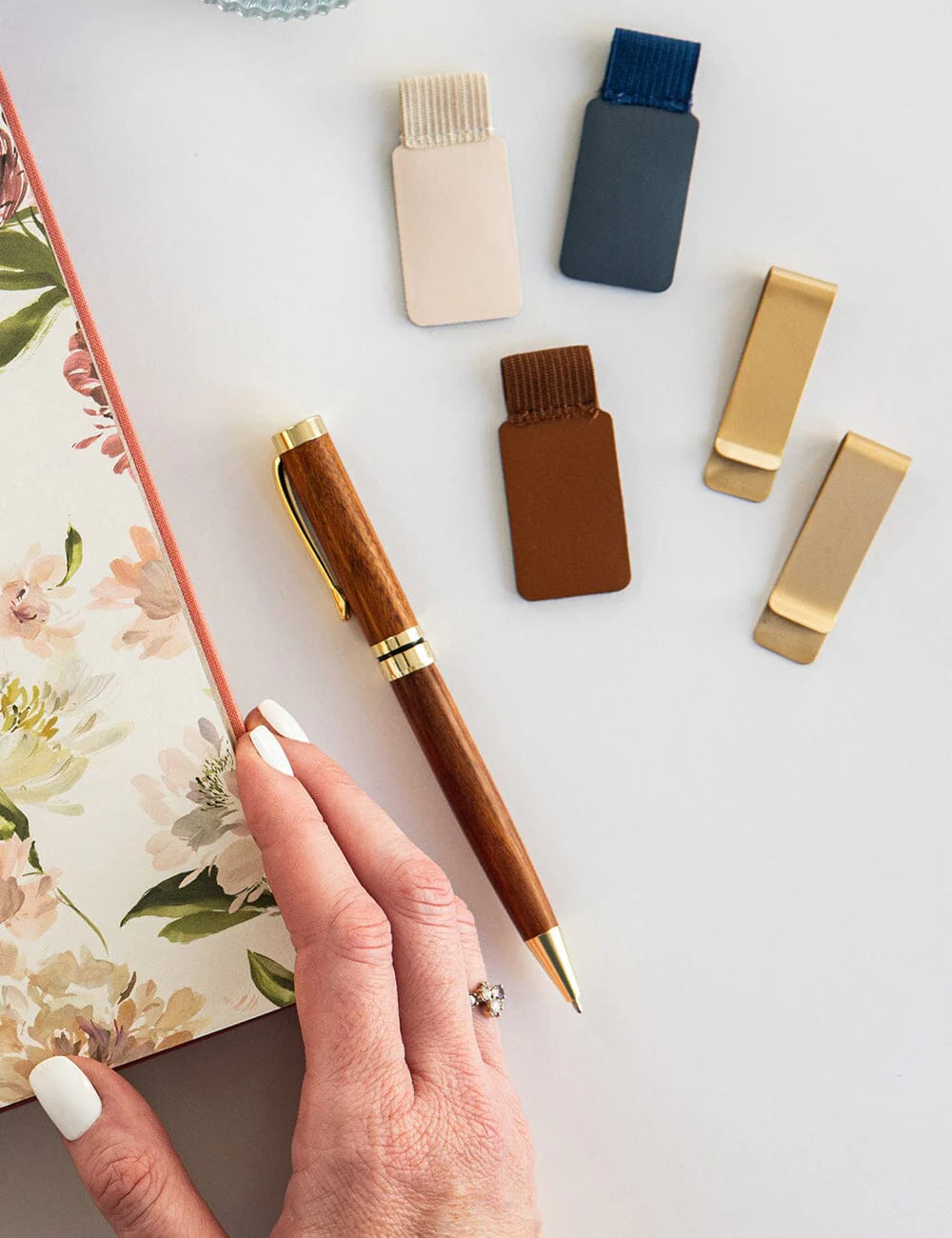 Classic Wood and Gold Ballpoint Pen (boxed)