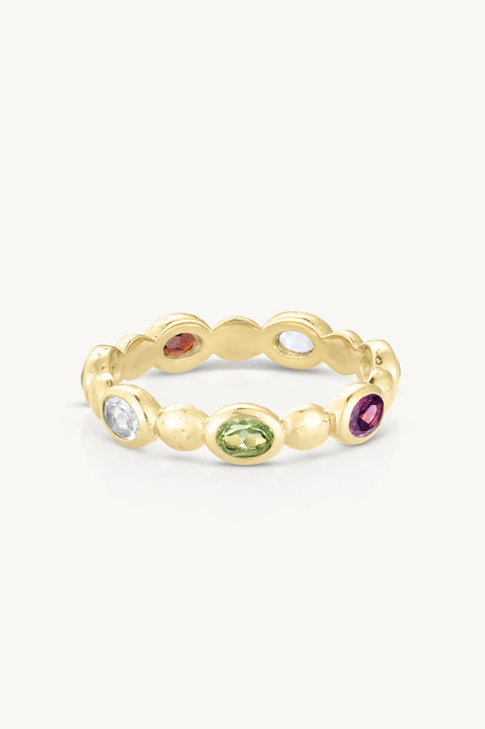 Pebble Mixed Gold Stacker 8/L