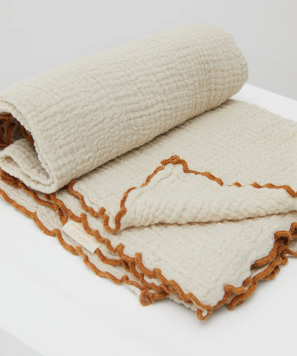 Cotton Swaddle ~ Crema