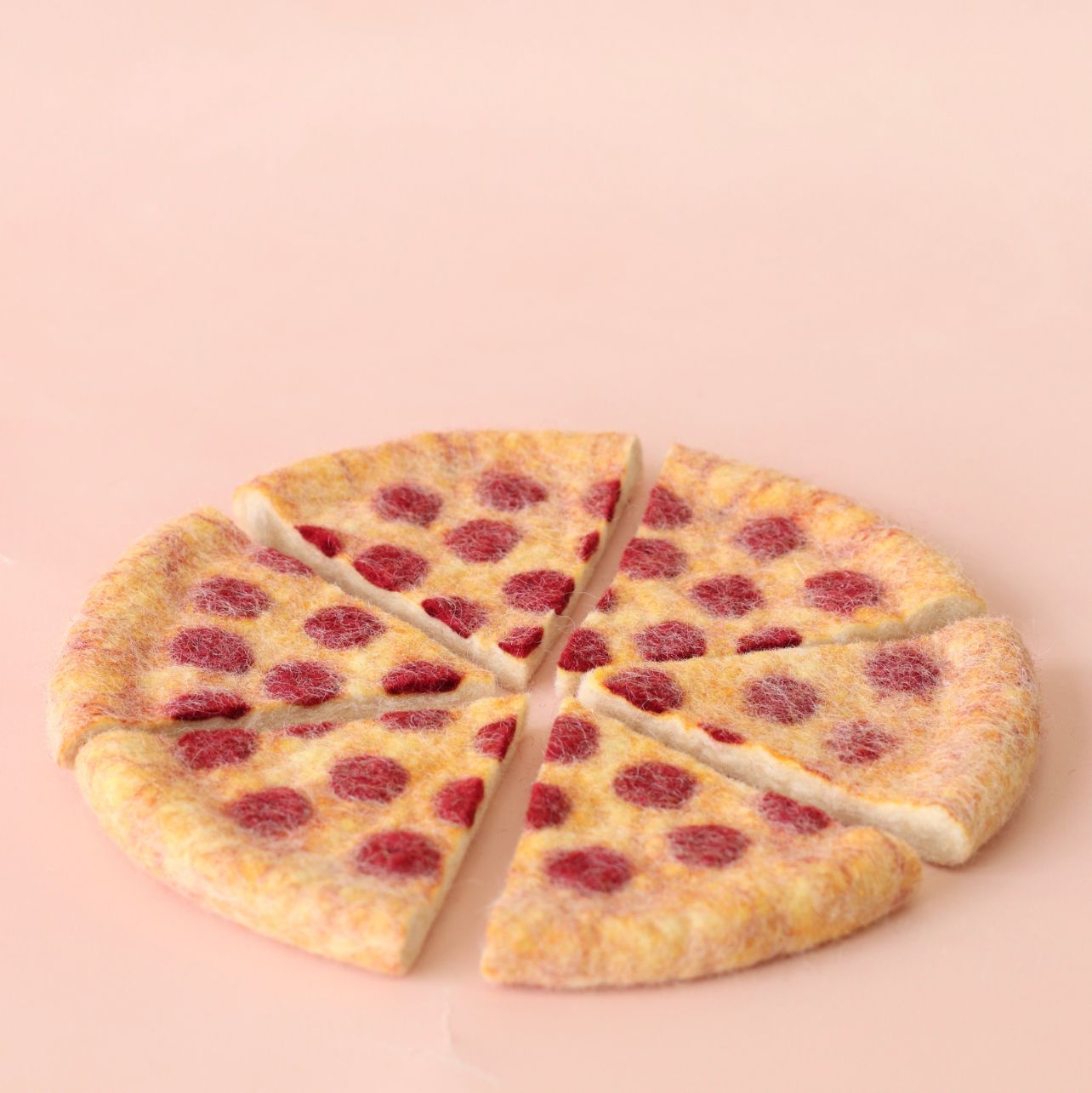 Felt Whole Pepperoni Pizza