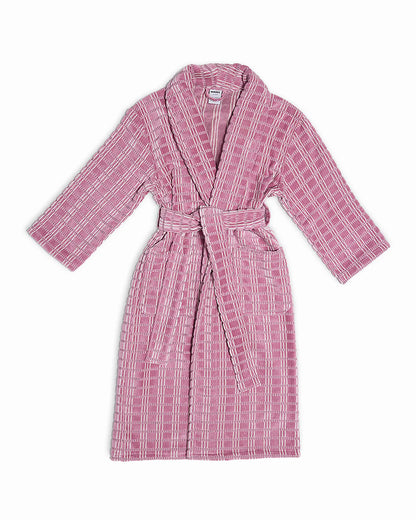 Velour Robe ~ Fig