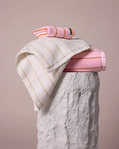 Hand Towel Pin Stripe Fleur