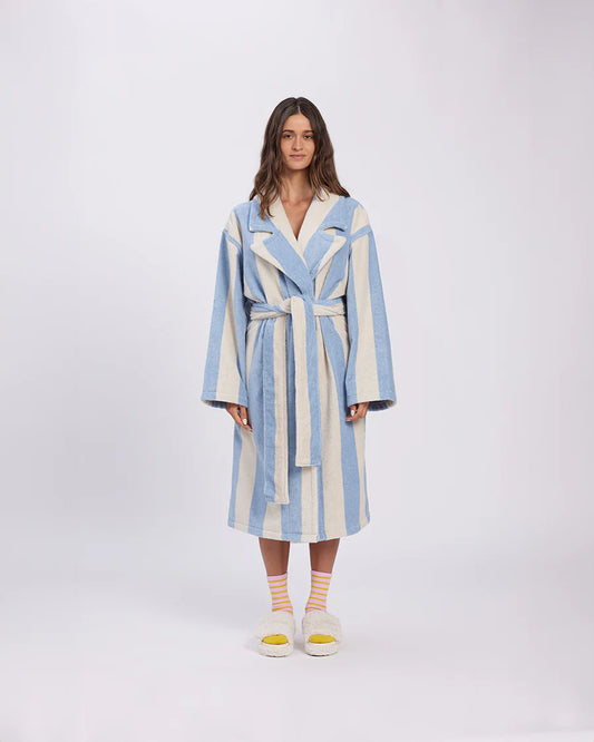 Resort Stripe Terry Robe