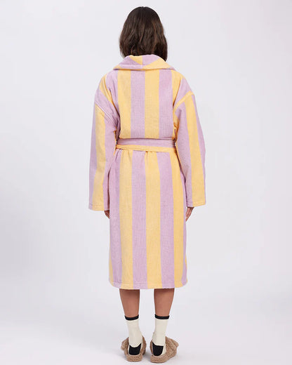 Sundae Robe Sundae Stripe Terry Robe – Wander + Laze