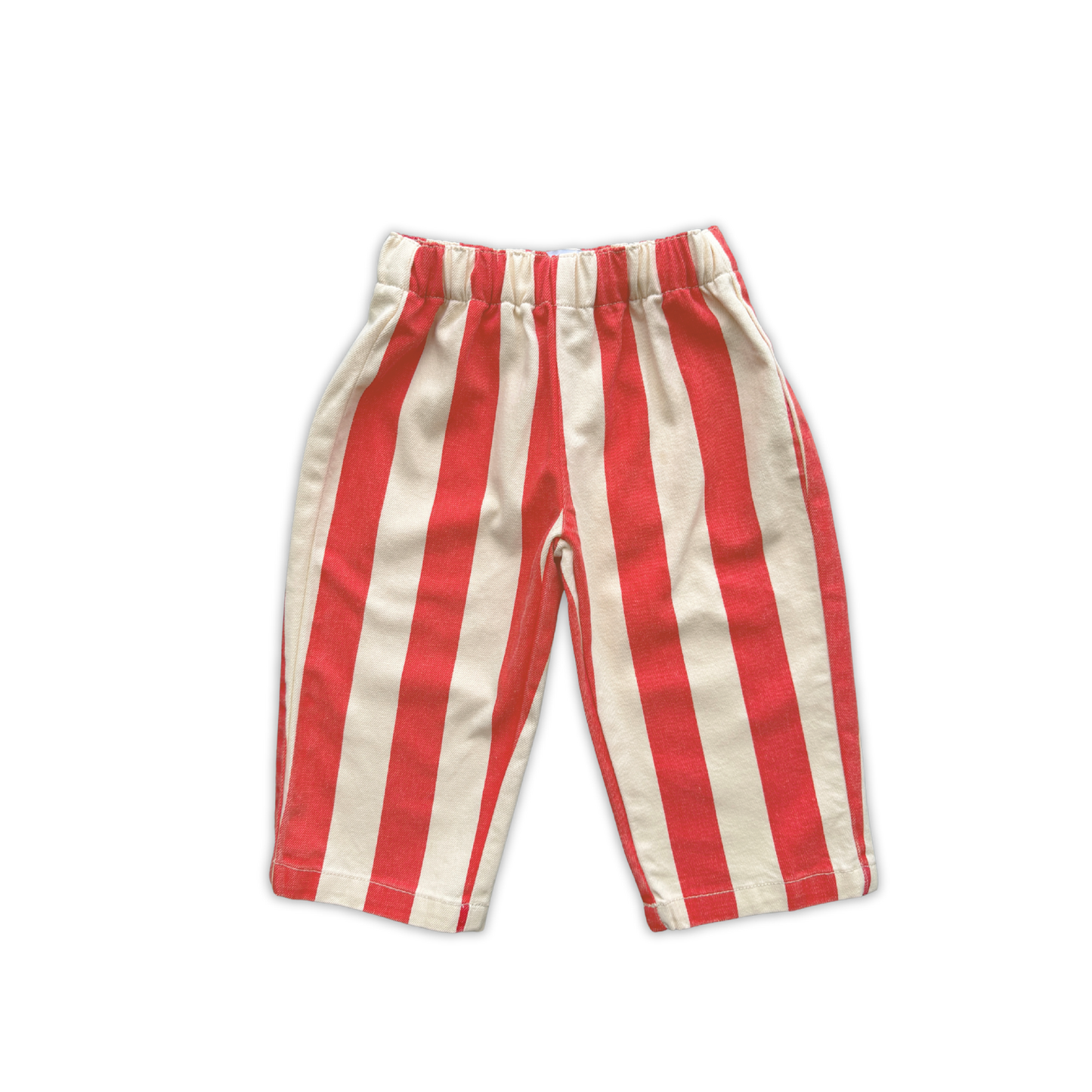 Organic Everyday Stripe Pant - Sauce