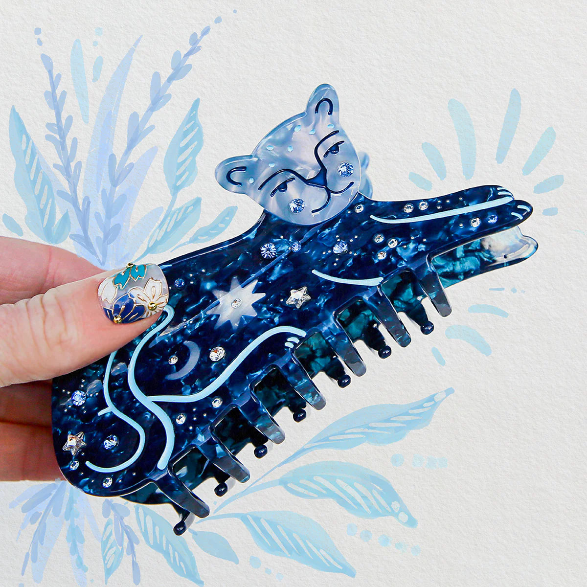 Leopard Claw Clip