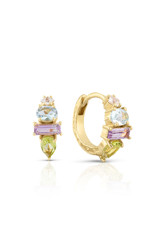 Reina Gold Hoops