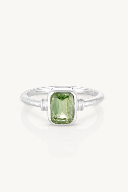 Romy Apatite Silver Stacker 8/L