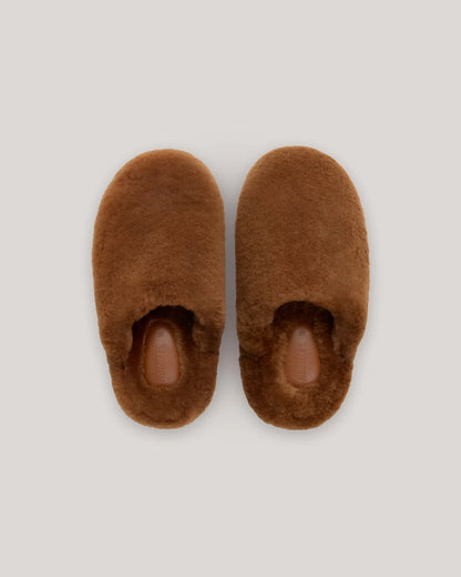 Sheepskin Slippers ~ Hazelnut