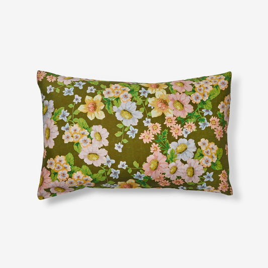 Buttercup Olive Standard Pillowcases (set of 2)