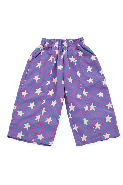 Dusty Star Pants ~ Purple Gingham