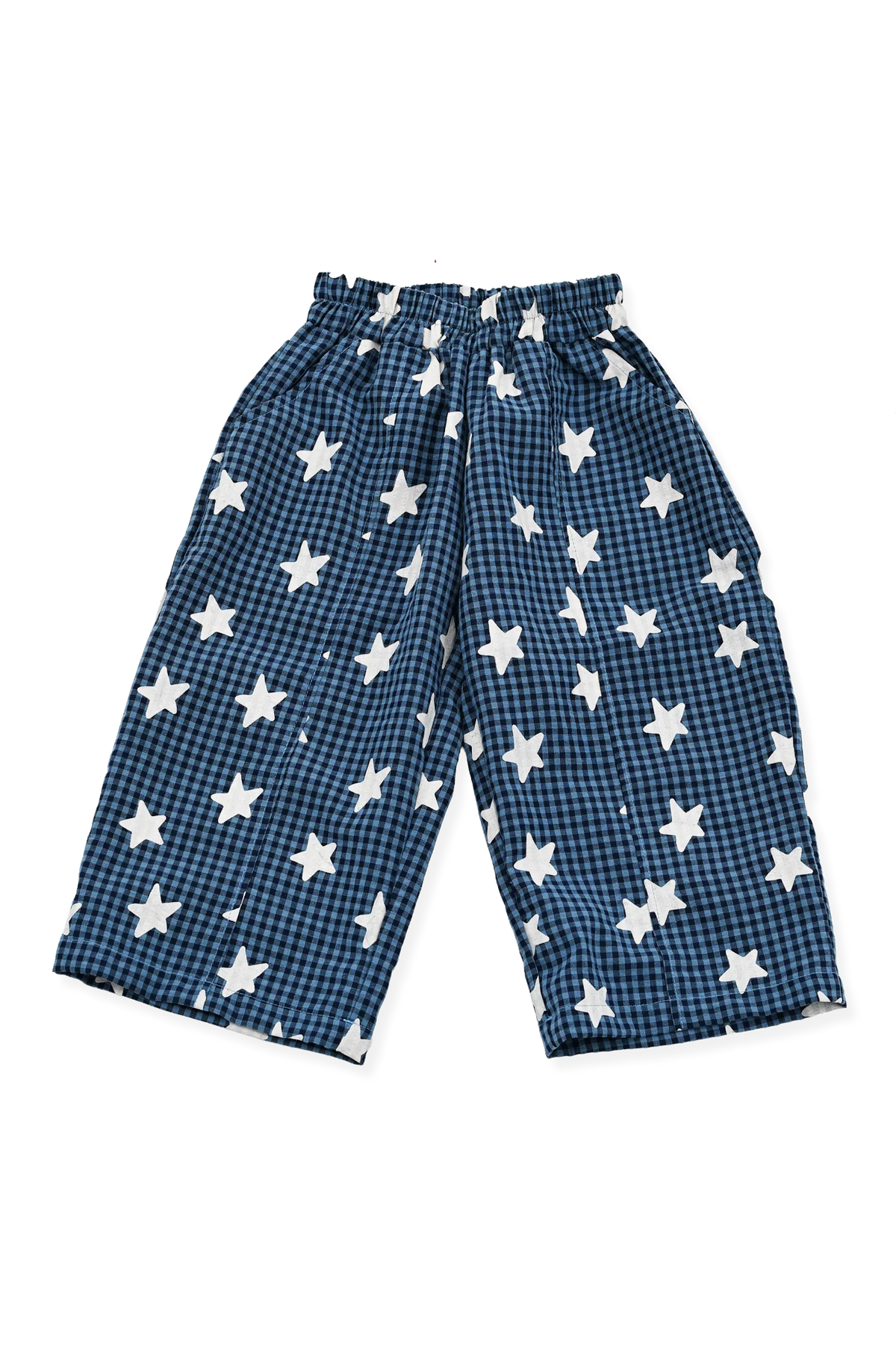 Dusty Star Pants ~ Blue Gingham