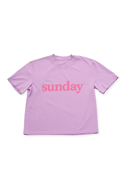 Sunday Tee ~ Purple