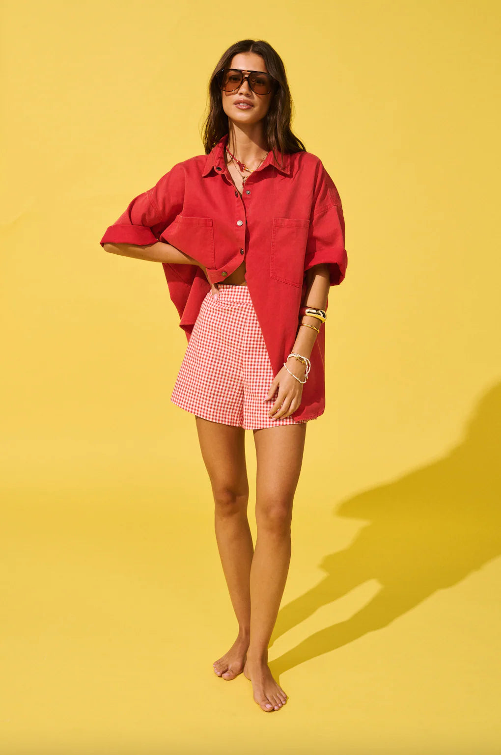 Stella Denim Shirt- Ruby Denim