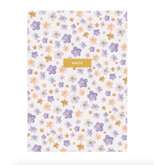 Blossoms A5 Lined Notepad