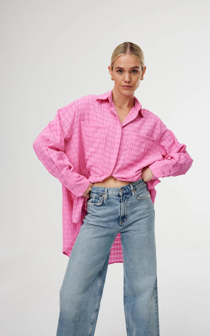 Selena Shirt Raspberry