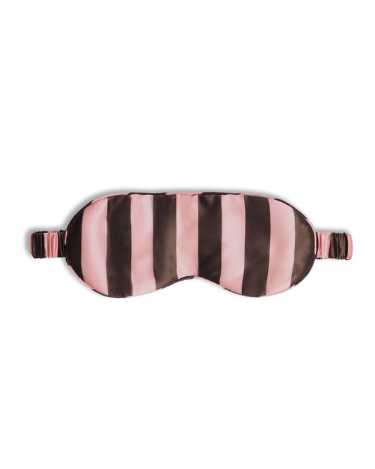 Silk Eye Mask Rocky Road Stripe