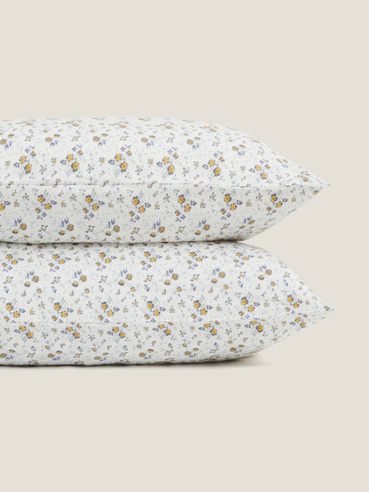 100% Linen Pillowcase Set of 2 Summer Floral