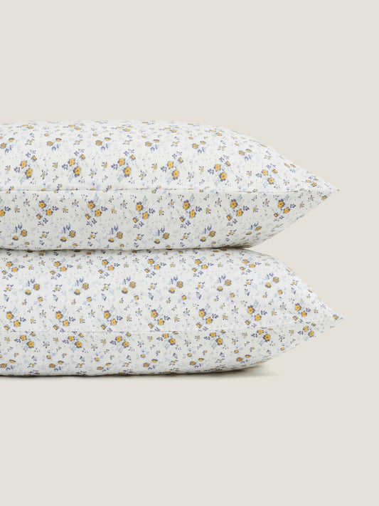 100% Linen Pillowcase Set of 2 Summer Floral