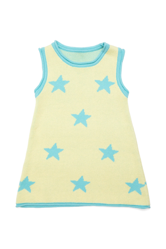 Stars Align Dress ~ Yellow + Blue