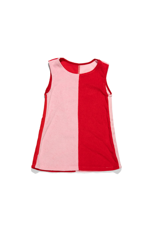 Lunar Dress - Red + Pink