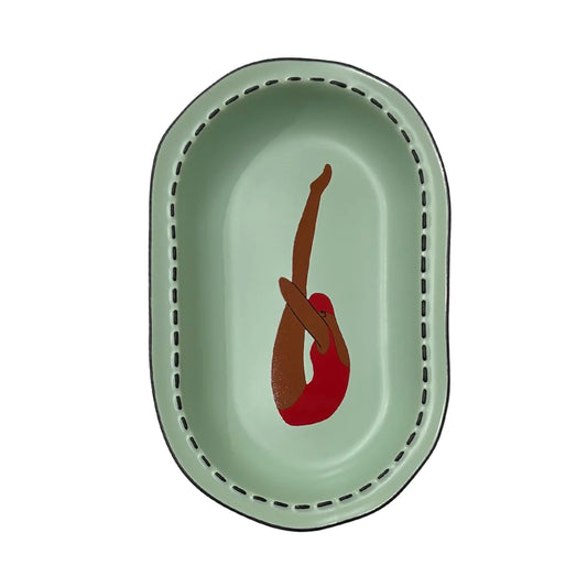 Medium Serving Plate | Pike ~ Pistachio