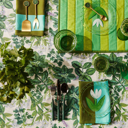 Herbs Multi Tablecloth Large 350 x 145cm