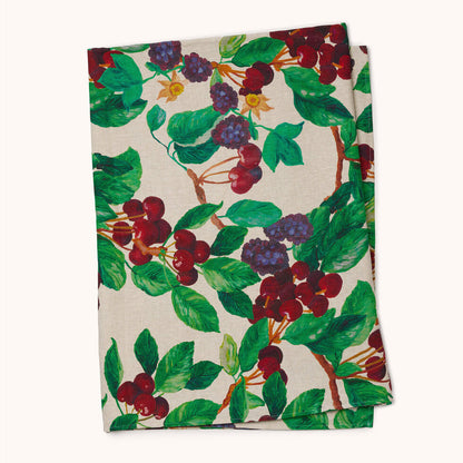 Cherries and Berries Multi Tablecloth Large