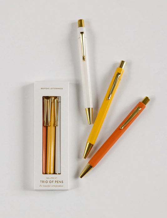 Citrus Trio of Pens