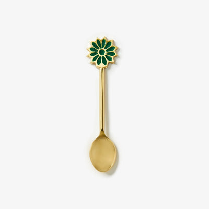 Petal Emerald Flower Teaspoon