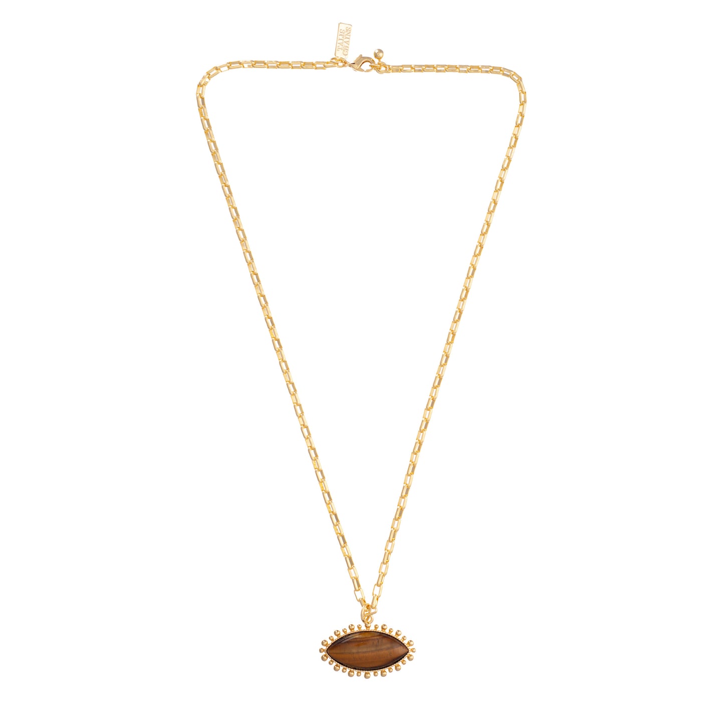 Tiger's Eye Pendant Necklace