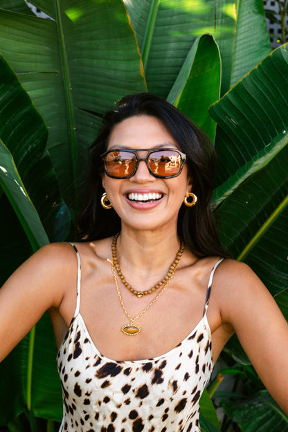 Tiger's Eye Pendant Necklace