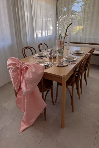Giant Satin Bow ~ Baby Pink