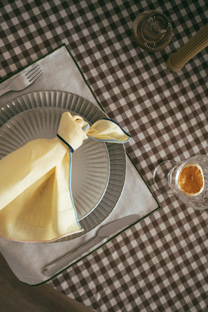 Sherbet Trim Napkins ~ Yellow