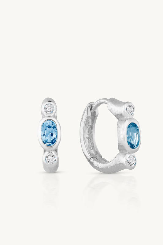 Tilda Topaz Silver Earrings