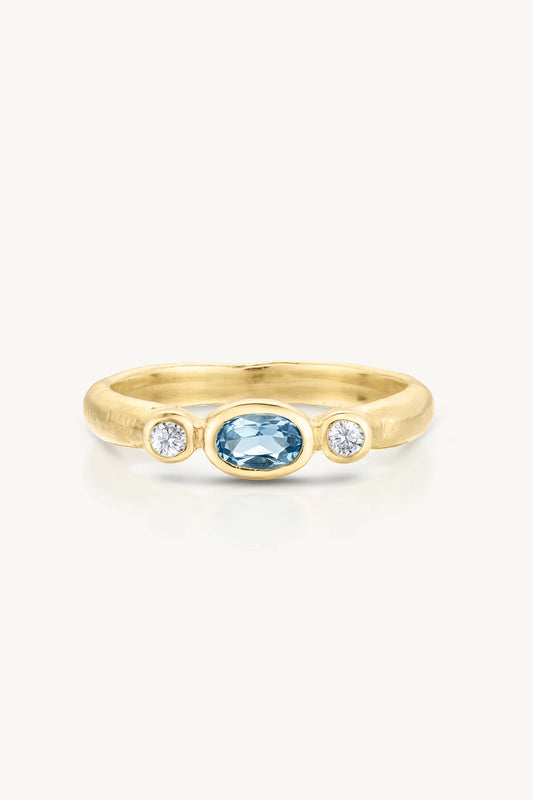 Tilda Topaz Gold Ring ~ 7/M