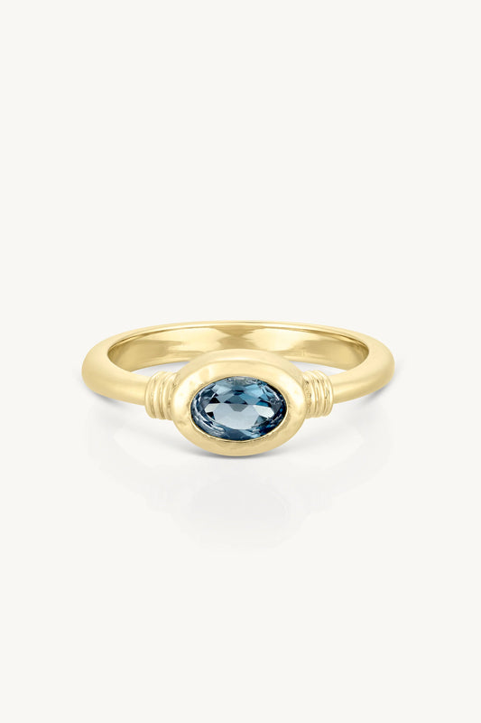 Tilly Topaz Gold Ring 8/L