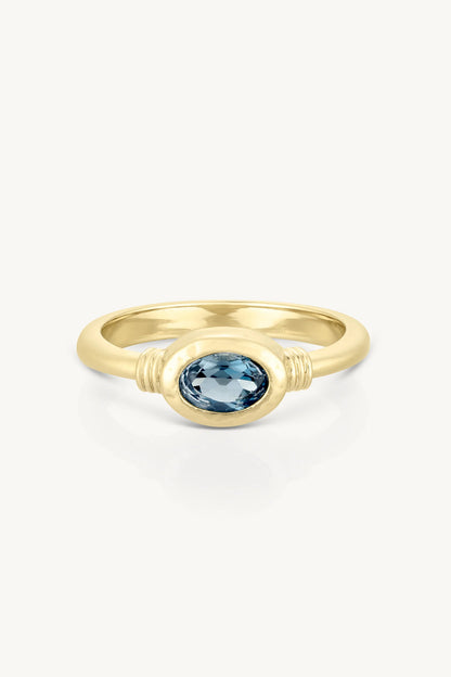 Tilly Topaz Gold Ring ~ 6/S