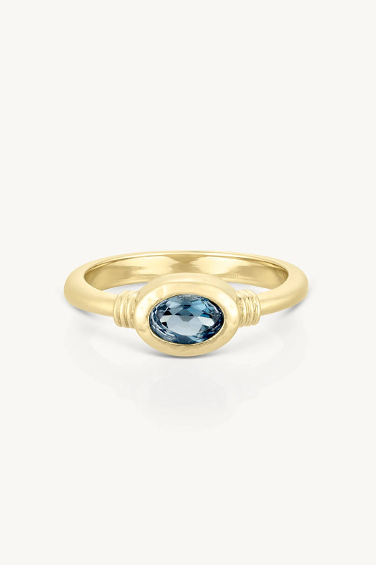 Tilly Topaz Gold Ring ~ 7/M