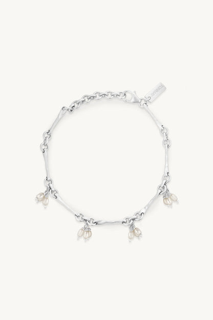 Trinket Pearl Silver Bracelet