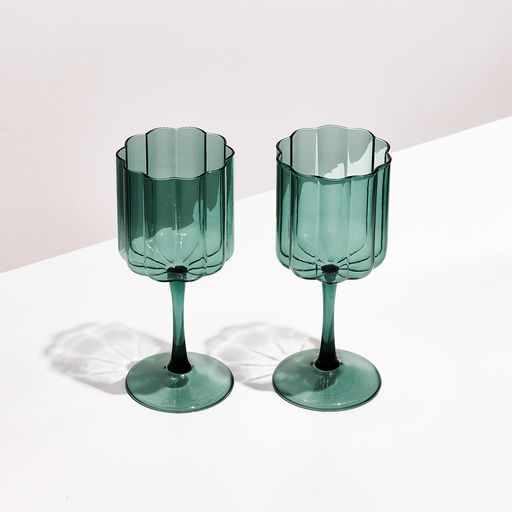 Wave Wine Glass