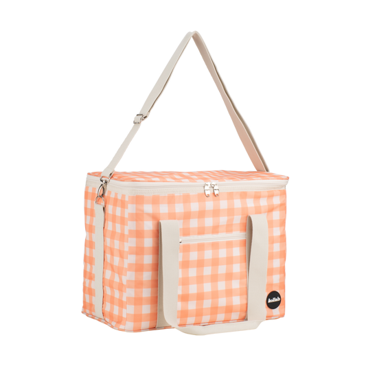 Picnic Bag Apricot Check