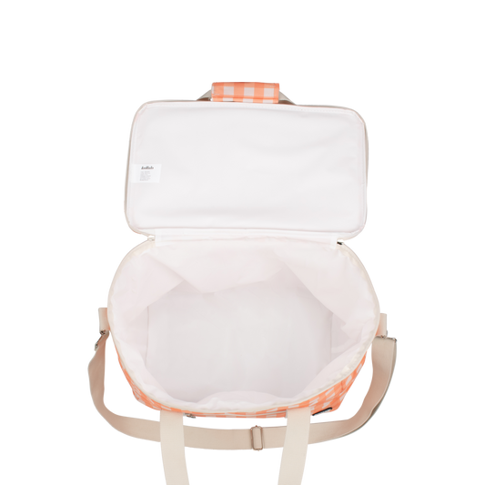 Picnic Bag Apricot Check