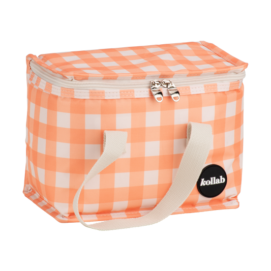 Lunch Box Apricot Check