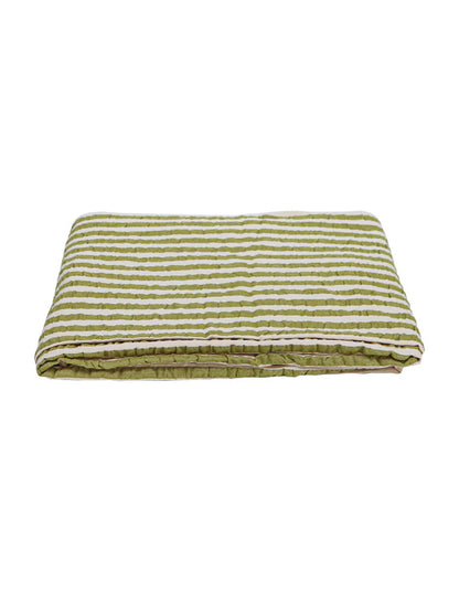 Pistachio Seersucker Tablecloth