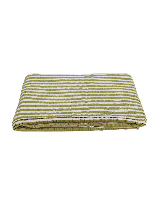 Pistachio Seersucker Tablecloth
