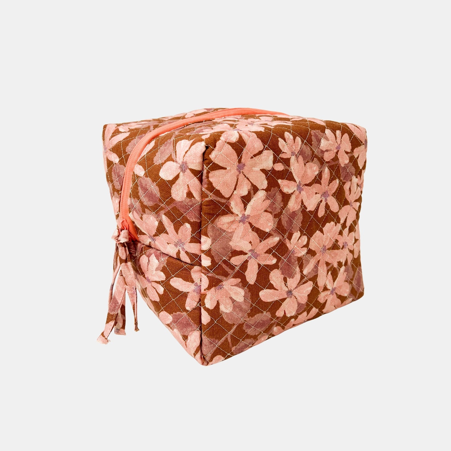 Violet Tan Large Toiletry Bag