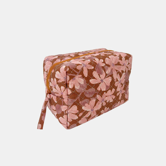 Violet Tan Medium Toiletry Bag